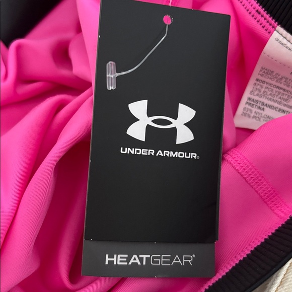 Under Armour Women’s Pink HeatGear Shorty 3” Short - Picture 10 of 11